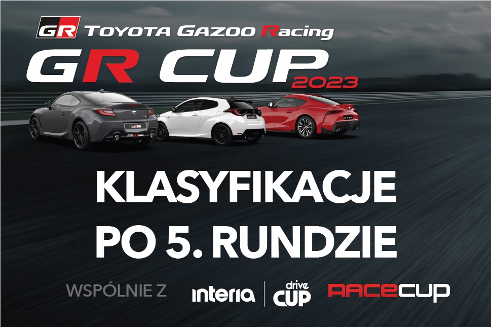 Klasyfikacje TOYOTA GR CUP 2023 po 5. rundzie na Autodromie Jastrząb - aktualizacja 05.10.2023